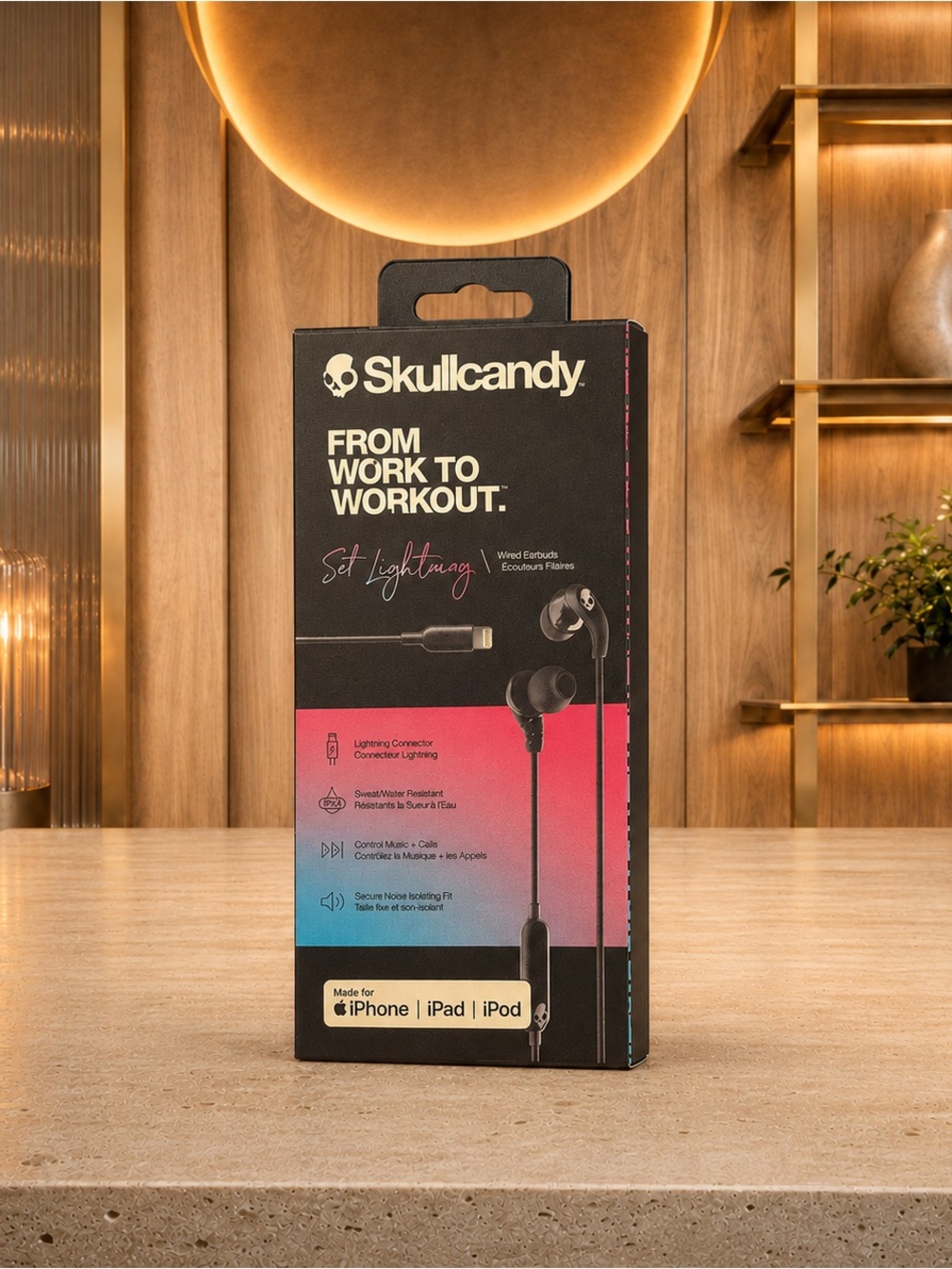 Skullcandy Set Lightning Wired Earbuds True Black S2SGY-N740 iPhone